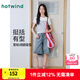 熱風(fēng)（Hotwind）女士牛仔短褲2025年夏季新款高腰港風(fēng)時(shí)尚牛仔中褲復(fù)古五分褲 06蘭色 28