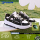 FILA FUSION斐樂潮牌WINDROUND DX專業(yè)滑板鞋女2025春新款舞板鞋 黑舞鞋/雪白-TS 37.5