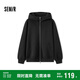 森馬（Semir）森柔棉|外套女慵懶落肩休閑風(fēng)chic秋季連帽寬松夾克101524108007