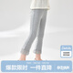 笛莎（DEESHA）笛莎童裝女童休閑褲2024夏季女童腳口花邊喇叭打底褲