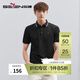 柒牌polo衫男短袖夏季翻領(lǐng)短袖【5A抗菌/2A防螨】125T70570 黑色 XL (180)