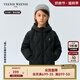 Teenie Weenie Kids【小吐司輕羽絨】小熊童裝24冬中性三防羽絨服 黑松露小吐司（黑色） 150