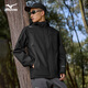 美津濃（MIZUNO）戶外夾克男女春秋冬外套防風(fēng)防水情侶登山服 黑色 L
