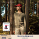 TOMMY HILFIGER【復(fù)古絞花】秋冬女裝純棉肌理感圓領(lǐng)打底衫開(kāi)衫針織衫毛衣 【撞色絞花開(kāi)襟】-  軍綠色RBN M （推薦：110-120斤）