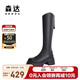 森達(dá)彈力靴女款季顯瘦厚底長(zhǎng)筒過(guò)膝靴ZTE04DG4 黑色 37