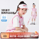 左西女童運動套裝夏季兒童吸濕速干夏裝2025新款短袖兩件套 粉色 150