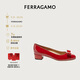 菲拉格慕（Ferragamo）女士Vara蝴蝶結(jié)高跟鞋  0591964_1D _ 75 七夕禮物送女友