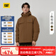 CAT卡特新品男士山系戶外休閑風(fēng)格棉服外套夾克 棕色 2XL