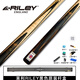 RILEY萊利RRL-101臺球桿黑八小頭黑8中式八球斯諾克中頭桌球桿通桿10mm
