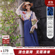 兩三事復古牛仔背帶裙女2025春季新款冬季新款牛仔裙半身裙裙子一人相伴 牛仔藍 S