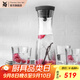 WMF 德國進(jìn)口特質(zhì)玻璃冷水瓶水杯套裝組合四件套涼水杯涼杯玫瑰金 倒水杯5件套