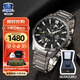 卡西歐（CASIO）手表男EDIFICE系列防水商務(wù)男表日韓表送男友生日禮物學(xué)生送人 EFR-303D-1A黑盤鋼帶