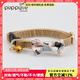 puppytie貓鈴鐺項(xiàng)圈脖圈頸圈脖子貓頸飾品可愛蝴蝶結(jié)防窒息 粉灰 均碼