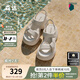 森達(dá)七夕禮物休閑涼鞋女款2025夏季新款商場(chǎng)同款運(yùn)動(dòng)風(fēng)休閑鞋XPP02BL5 米白 37