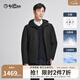 金利來【三防/鵝絨/抑菌】秋冬新款羽絨服男連帽商務(wù)休閑保暖御寒外套 黑色-99 L 175/92A 推薦130-140斤