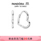潘多拉（PANDORA）不對(duì)稱心形耳環(huán)時(shí)尚單品簡約時(shí)髦生日禮物送女友 不對(duì)稱心形耳環(huán) 均碼