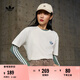adidas經(jīng)典簡約純棉運(yùn)動上衣短袖T恤男女夏季阿迪達(dá)斯官方三葉草 漢玉白   S