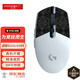 火矛 G102/G304鼠標防滑貼 電競游戲鼠標防滑貼紙 汗手專用防滑條紋耐磨創(chuàng)意設(shè)計防滑貼 G102/G304【雪花】纖薄-半包防滑貼一副