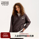 Teenie Weenie小熊女裝衛(wèi)衣女冬季學(xué)院簡約休閑假兩件連帽刺繡上衣