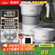 蘇泊爾（SUPOR）電熱水壺 便攜式燒水壺 SW-06J007 食品級硅膠折疊電水壺 出差旅行開水壺 0.6L