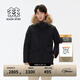 KOLON SPORT/可隆防水羽絨服 男子戶(hù)外保暖防風(fēng)透濕中量鵝絨夾克 LHDJ4WTT97-BK 黑色 XL
