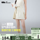 蕉下（beneunder）速干工裝短褲裙DR23024女半身裙運動(dòng)短褲高嶺白XL