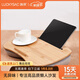 LUCKYSAC 楠竹電腦桌懶人床上簡(jiǎn)易膝上抱枕學(xué)習(xí)書(shū)桌 宿舍迷你小桌板帶卡槽 大款星空灰(升級(jí)版)