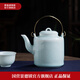 景德鎮(zhèn)中式影青陶瓷茶壺單壺家用商用簡約現(xiàn)代風(fēng)大號提梁壺功夫泡茶壺 青蓮提梁壺 500ml