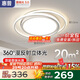 惠普普瑞護(hù)眼LED客廳大燈吸頂燈智能語音北歐風(fēng)中山燈具包安裝