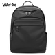 Walker Shop 男士時(shí)尚簡(jiǎn)約雙肩包【防水尼龍】商務(wù)出差電腦背包大容量旅行包 黑色