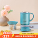 虎牌（TIGER）保溫杯 辦公型不銹鋼真空杯茶濾網(wǎng)杯 水杯CWM-A035 350ml 高光銀藍AM 350ml