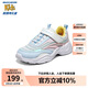Skechers斯凱奇童鞋女童運動(dòng)鞋子厚底耐磨休閑跑步鞋透氣319010L