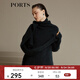 PORTS寶姿 新品女裝個性造型感多穿法毛衫LN9K433BKX003 屋頂綠 S ONE IZE