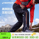 迪卡儂沖鋒褲男女戶(hù)外防風(fēng)防水長(cháng)褲雨褲寬松男褲褲子登山褲徒步褲 MH500 男款-黑色 L / L32