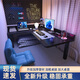 林下春雪大學(xué)生床上電腦桌宿舍電競桌小桌子上下鋪懶人床上桌拐角轉角桌 右轉【升級加厚】碳纖維色100*80 全尺寸上下鋪通用