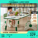 LINSY KIDS林氏兒童桌椅套裝寶寶幼兒園學(xué)習桌花生桌 LH090V1-A 1.2米游戲桌