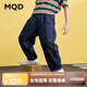 馬騎頓（MQD）男童夏季新品學(xué)院風(fēng)中大童褲子潮酷休閑穿搭舒適牛仔褲