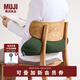 無(wú)印良品（MUJI） 舒適頸部靠枕 旅行u型枕頸枕飛機(jī)護(hù)頸椎旅行枕 助睡眠護(hù)頸枕脖枕 卡其綠 寬16*長(zhǎng)64cm