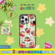 CASETIFY 蠟筆小新 x CASETiFY 聯(lián)名系列 蠟筆小新滿印 適用于iPhone16/15 Plus/Pro/Max 手機殼 透明黑框Magsafe iPhone 16 Pro