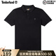 添柏嵐（Timberland）T恤男 夏季新款戶(hù)外運動(dòng)半袖純棉寬松透氣商務(wù)休閑翻領(lǐng)短袖polo衫 A24H2X65/黑色 XL 185