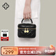 CASSILE卡思樂(lè )單肩包女通勤鏈條斜挎包手提包小包生日七夕禮物送老婆女友 黑色