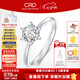 CRD克徠帝【七夕禮物】傳承鉆戒六爪結(jié)婚鉆石戒指女婚戒結(jié)婚求婚 傳承【G0831B】 23分