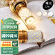 簡光藝 LED燈泡e27節(jié)能商用照明燈螺口玉米燈蠟燭泡家用高亮12瓦暖光