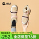快樂(lè )瑪麗（J&M）雪地靴女2025冬季新款短筒靴加絨保暖女短靴羊皮毛一體棉鞋女 粉紅色 38