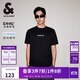 杰克·瓊斯（JACK&JONES） 涼感百搭上衣短袖羅紋圓領(lǐng)鐳射字母反光膠印T恤男裝225101123