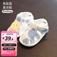 婧麒（JOYNCLEON）布鞋嬰兒鞋子春秋款0-6個(gè)月12軟底不掉男女寶寶步前鞋秋薄款 藍(lán)黃笑臉-夏涼鞋 11 cm內(nèi)長(zhǎng)