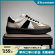 Mr.A熊貓德訓鞋男秋季透氣阿甘鞋情侶厚底運動(dòng)休閑板鞋百搭潮鞋子MRA 黑色 41 男碼