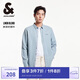 杰克·瓊斯（JACK&JONES） 春季柔軟通勤舒適透氣字母刺繡天絲亞麻長(cháng)袖襯衫男款225105005