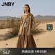 JNBY/江南布衣【花苞形態(tài)】夏連衣裙花苞裙A型寬松圓領(lǐng)無袖5O4G14810 216/臘粉駝色 M