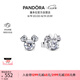 潘多拉（PANDORA）迪士尼系列米奇和米妮閃耀耳釘925銀可愛(ài)童話七夕情人節(jié)禮物